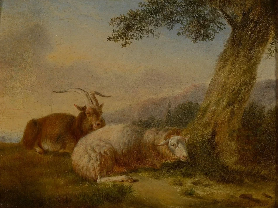 Balthasar Ommeganck - Pecore nel prato